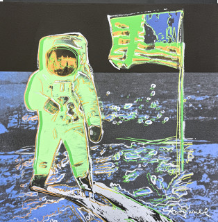 Andy Warhol - Moonwalk IX x/2400 - 60x60cm, limitovaná edice CMOA s certifikátem