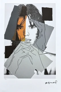 Andy Warhol - Mick Jagger I x/100 - edice Leo Castelli s certifikátem