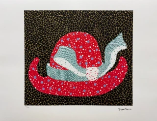 Yayoi Kusama - Snail x/500 - signováno, číslovaná edice, 65x50 cm