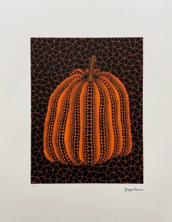Yayoi Kusama - Pumpkin H x/500 - signováno, číslovaná edice, 50x65 cm