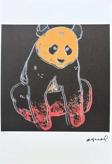 Andy Warhol - Giant panda II x/100 - edice Leo Castelli s certifikátem