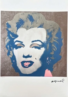 Andy Warhol - Marilyn Monroe hnědá 75/100 - edice Leo Castelli s certifikátem