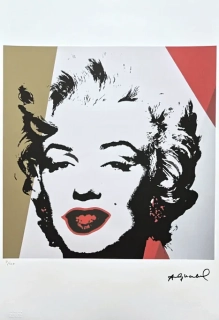 Andy Warhol - Marilyn Monroe ve dvou pruzích x/100 - edice Leo Castelli s certifikátem