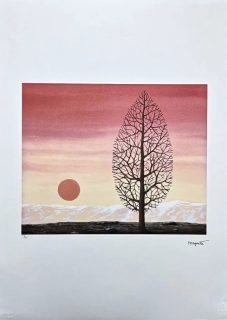 René Magritte -  La recherche de l'absolu 27/100 - limitovaná edice, 50x70cm
