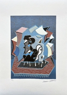 David Hockney - Tres 56/200 - limitovaná edice, s certifikátem, 35x50 cm