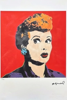 Andy Warhol - Lucille Ball x/100 - edice Leo Castelli s certifikátem