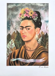 Frida Kahlo - Self Portrait Dedicated to Dr Eloesser x/250 - limitovaná edice s certifikací, 50x70cm
