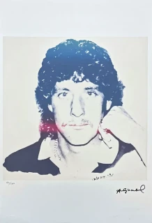 Andy Warhol - Harald Schumacher x/100 - edice Leo Castelli s certifikátem