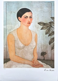 Frida Kahlo - Portrait Of Christina My Sister 10/250 - limitovaná edice s certifikací, 50x70cm