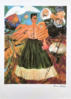 Frida Kahlo - El marxisme sanarà els malalts 112/250 - limitovaná edice s certifikací, 50x70cm