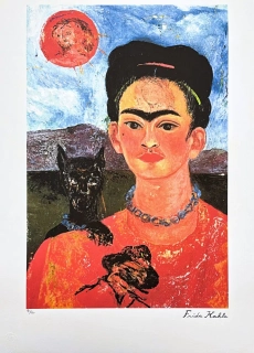 Frida Kahlo - Portrait of Diego 40/250 - limitovaná edice s certifikací, 50x70cm