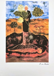 Frida Kahlo - Portrait of Luther Burbank 121/250 - limitovaná edice s certifikací, 50x70cm