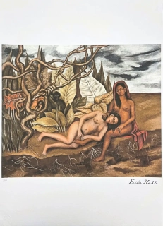 Frida Kahlo - Two Nudes in a Forest 11/250 - limitovaná edice s certifikací, 50x70cm