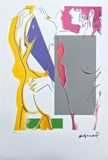Andy Warhol - Love s šedou 80/100 - edice Leo Castelli s certifikátem