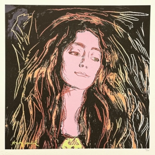Andy Warhol - Eva Mudocci x/500 - signováno, 50x50cm, limitovaná edice CMOA s certifikátem