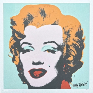 Andy Warhol - Marilyn Monroe světle zelená 99/500 - signováno, 50x50cm, limitovaná edice CMOA s certifikátem
