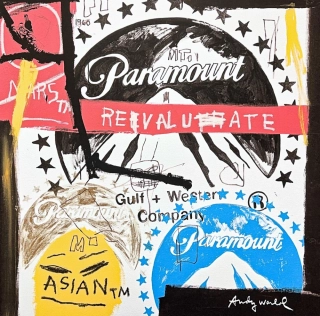 Andy Warhol - Paramount revaluate 106/2400 - 60x60 cm, limitovaná edice CMOA s certifikátem