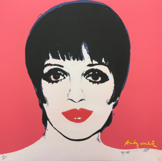 Andy Warhol - Liza Minnelli 306/2400 - 60x60 cm, limitovaná edice CMOA s certifikátem