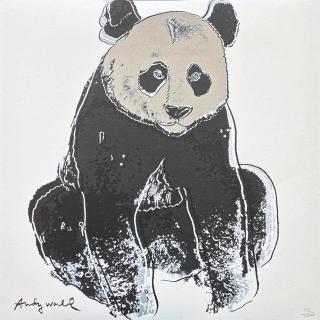 Andy Warhol - Giant Panda 212/2400 - 60x60cm, limitovaná edice CMOA s certifikátem