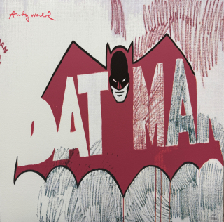 Andy Warhol - Batman 54/2400 - 60x60cm, limitovaná edice CMOA s certifikátem