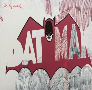 Andy Warhol - Batman x/2400 - 60x60cm, limitovaná edice CMOA s certifikátem