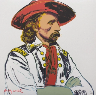 Andy Warhol - General Custer x/2400 - 60x60cm, limitovaná edice CMOA s certifikátem