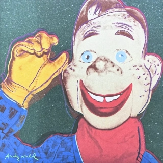 Andy Warhol - Howdy Doody 285/2400 - 60x60cm, limitovaná edice CMOA s certifikátem